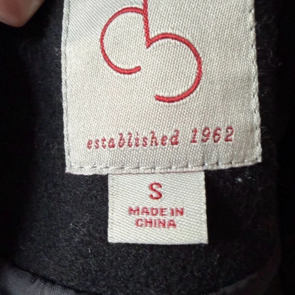 Wool Blend Fur-Trimmed Hooded Coat - Small - Picture 12 of 13